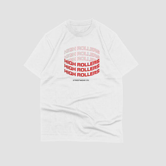 HighRollers Twister T-shirt - White