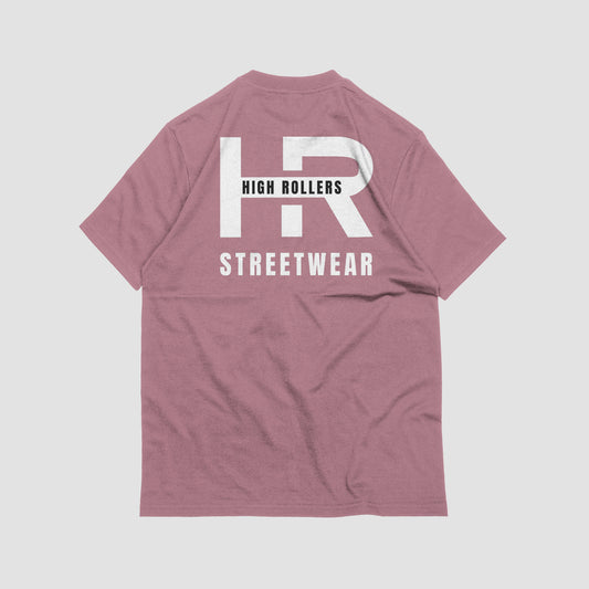 HighRollers Branded Logo T-shirt - Pink