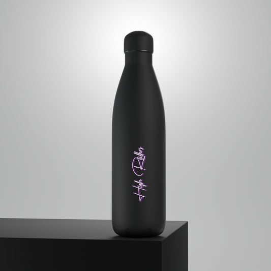 Signature stainless steel water bottle - Black