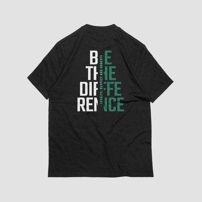 Be The Difference T-shirt - Black