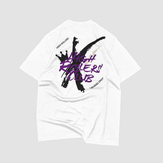 HighRollers Club T-shirt - White
