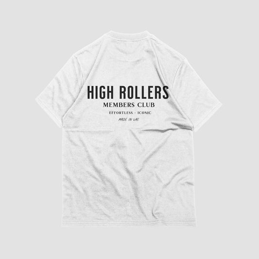 Members Club HighRollers T-shirt - White