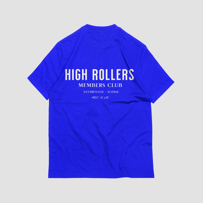 Members Club Highrollers T-shirt - Blue