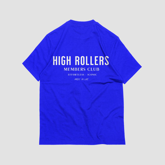 Members Club Highrollers T-shirt - Blue