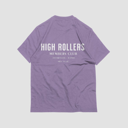 Members Club Highrollers T-shirt - Purple
