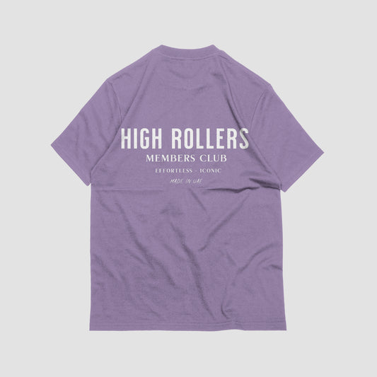 Members Club Highrollers T-shirt - Purple